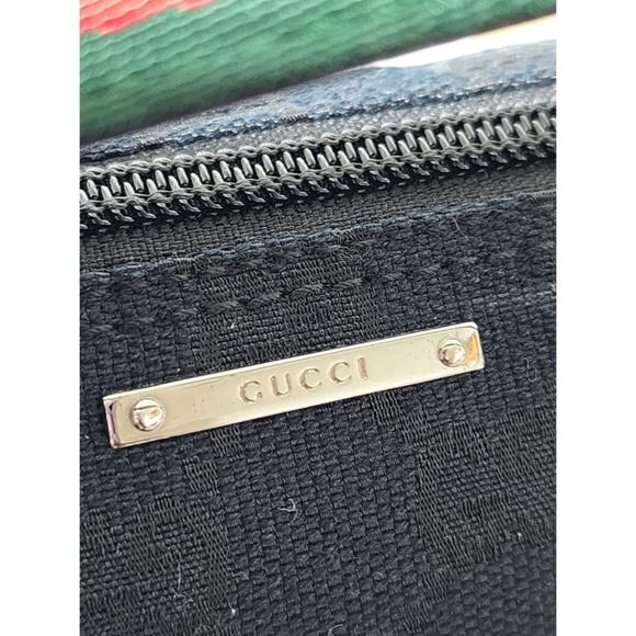 Authentic Gucci GG Canvas Sherryline Pochette Black - Picture 7 of 15